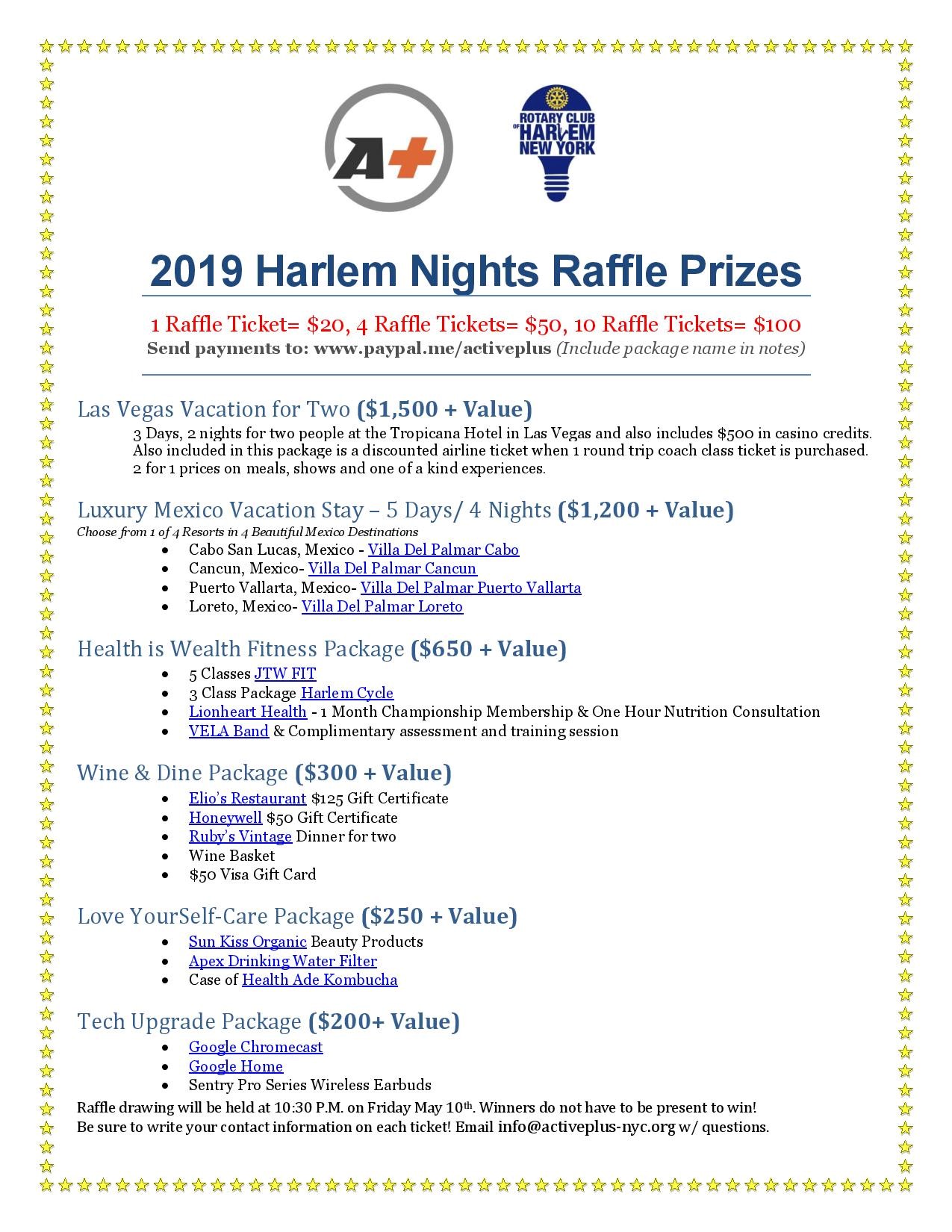 Harlem Nights Raffle 2019 Revised